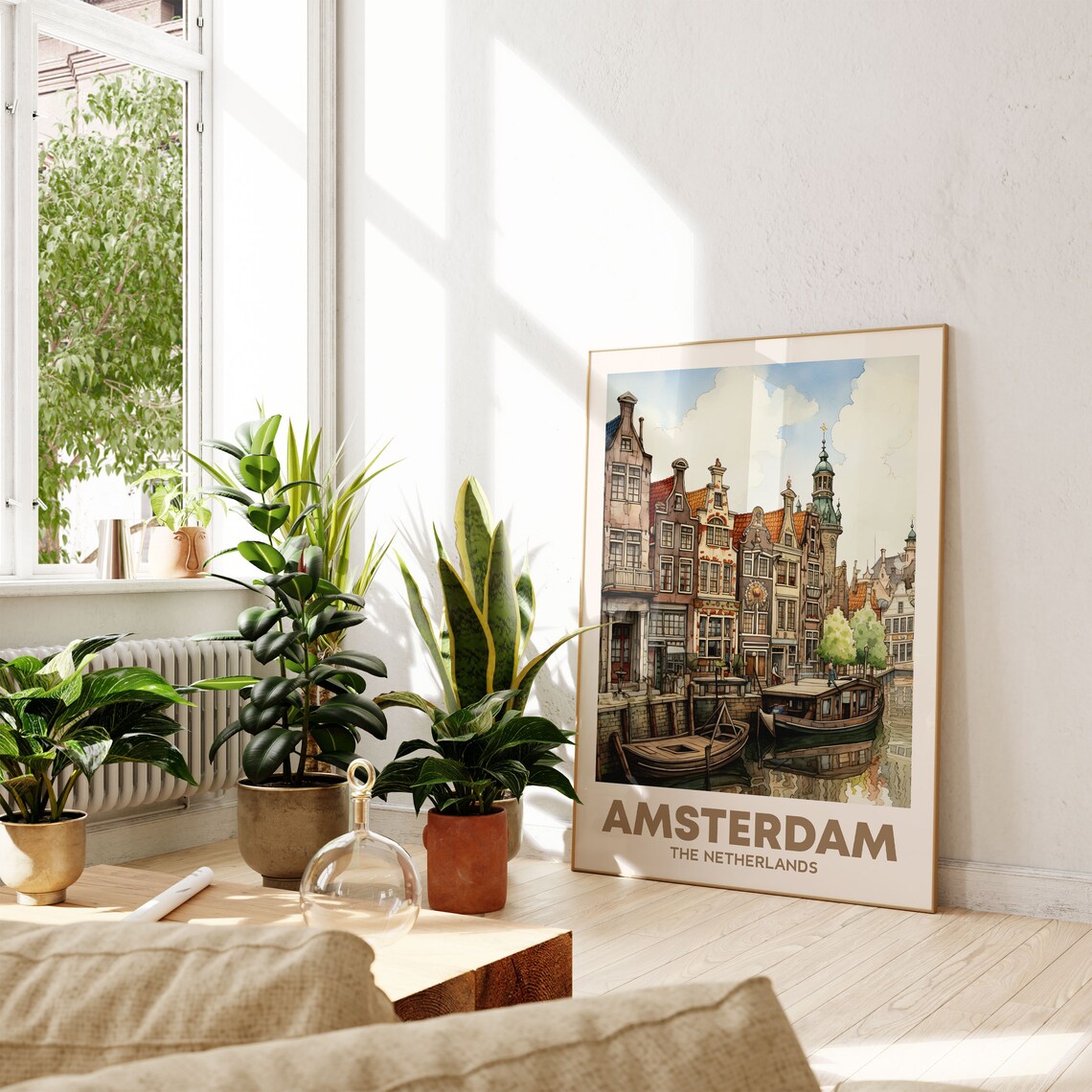 Amsterdam The Netherlands Travel Market Art Print - Image 4
