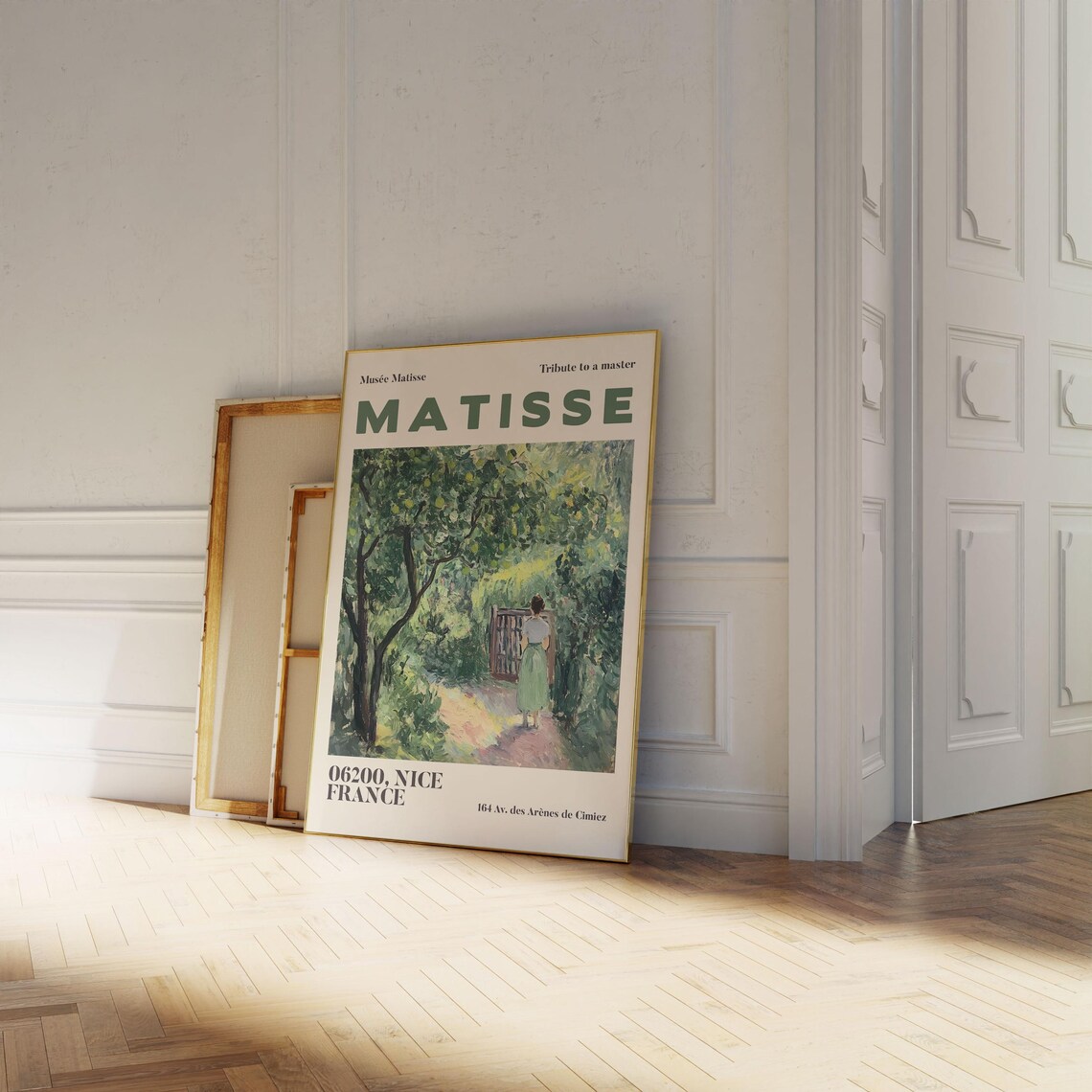 Matisse Nice France Garden Painting Museum Exhibition Poster - Image 4