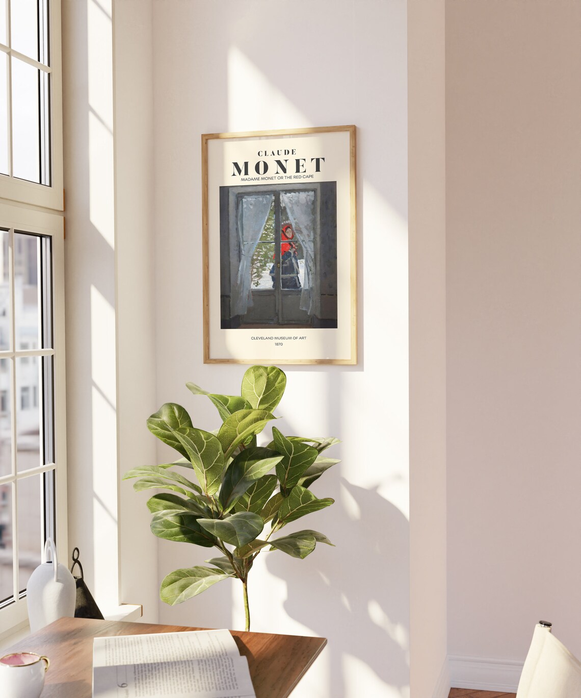 Claude Monet Exhibition Poster, Garden Scenery - Image 2