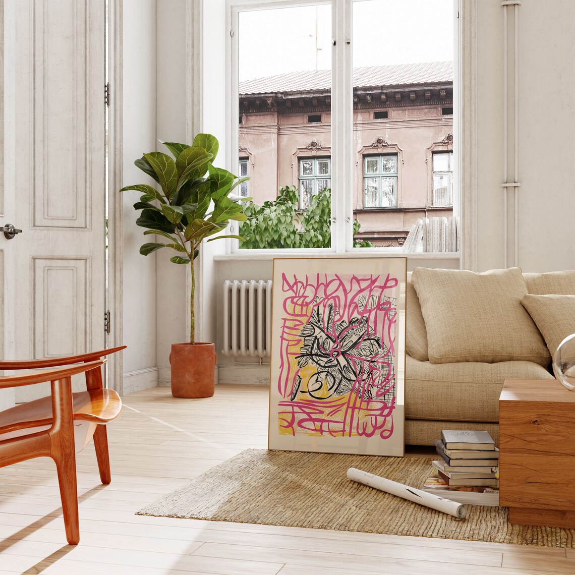 Colorful Eclectic Boho Art Print, Gift For Friend - Image 4