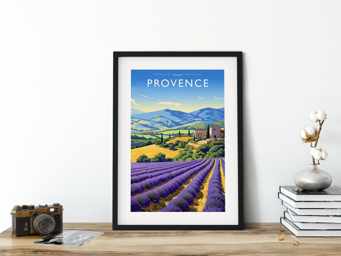 Provence Travel Poster, France Travel Art Print - Image 3
