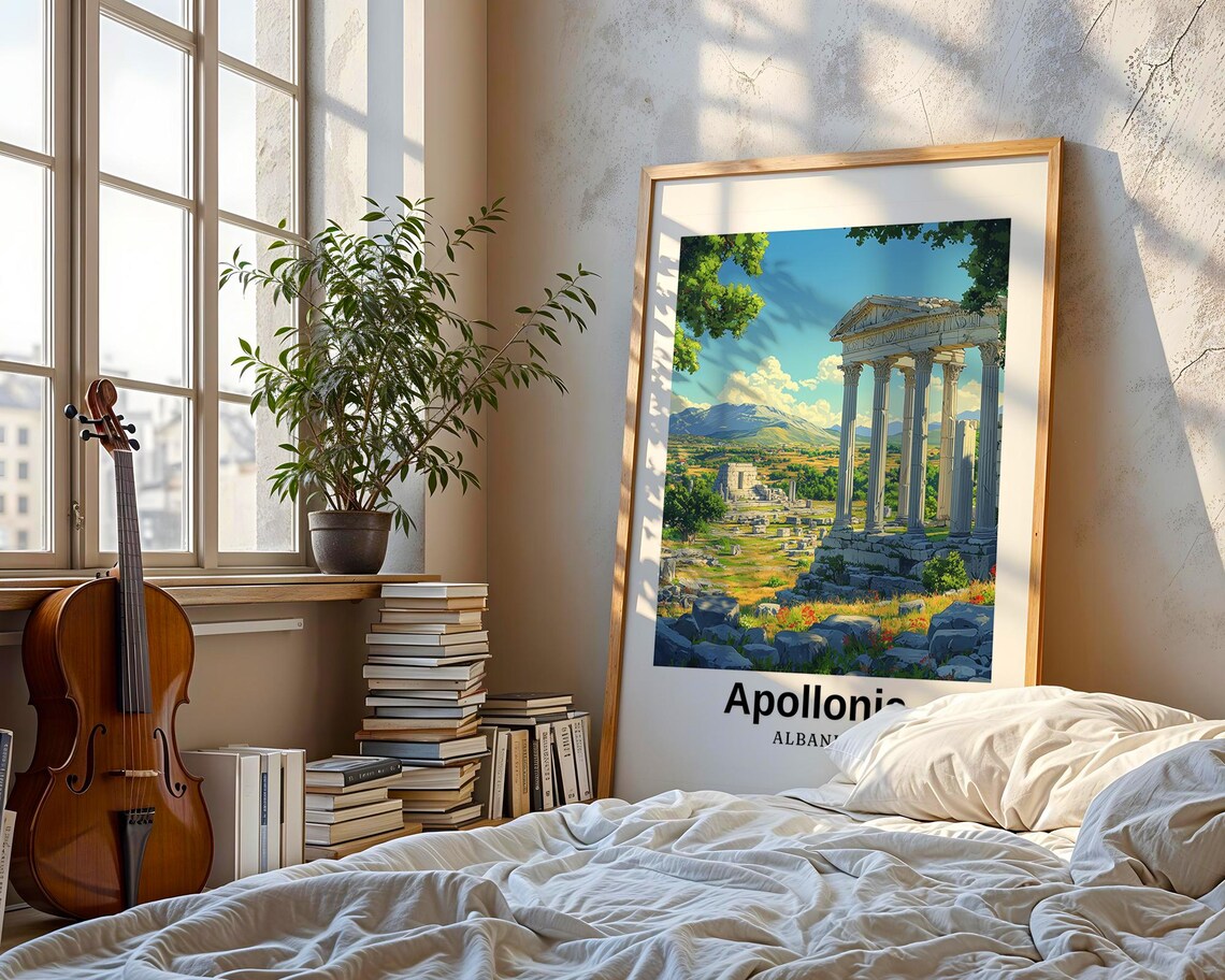 Apollonia Travel Print, Albania Wedding Gift - Image 3