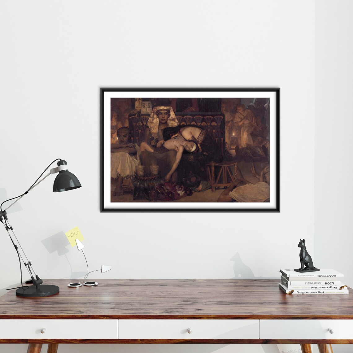 Lawrence Alma Tadema Death of the Pharaoh's Firstborn Son Art Print - Image 4