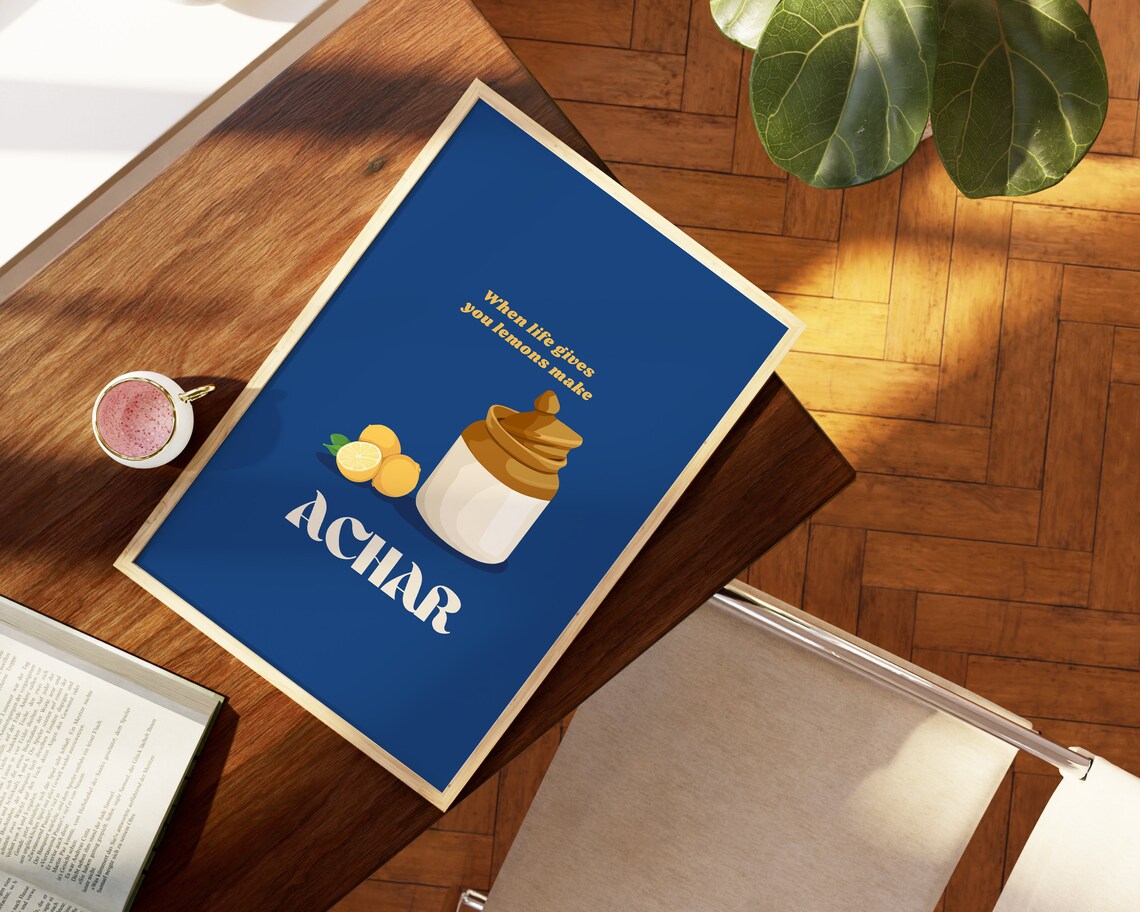 When Life Gives You Lemons Make Achar Art Print - Image 4