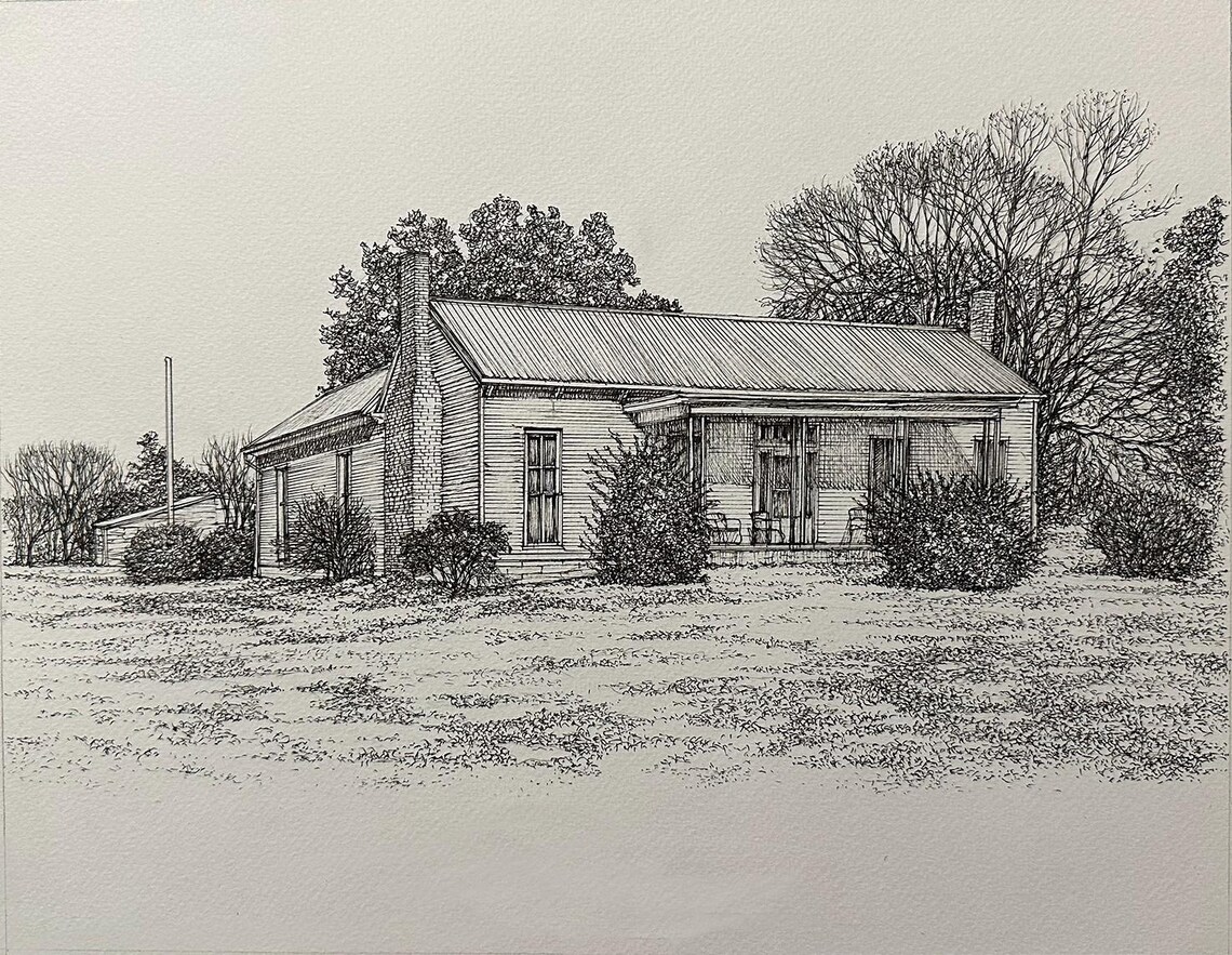 Custom Hand-Sketched House Drawings, Home Art Print - Image 2