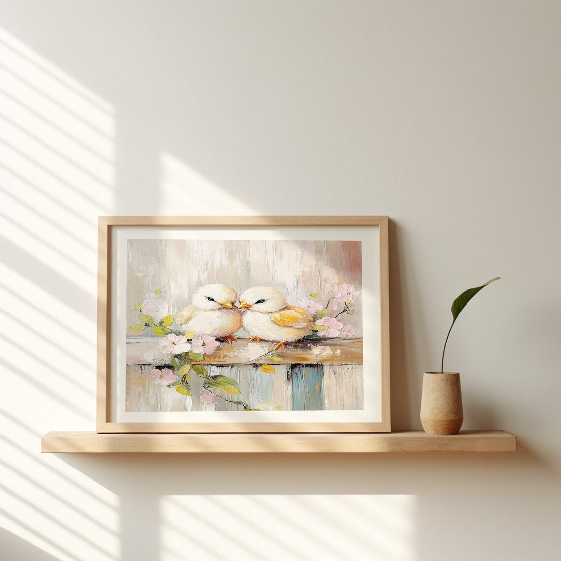 Easter Chicks Art Print, Cute Spring Farmhouse - Image 2