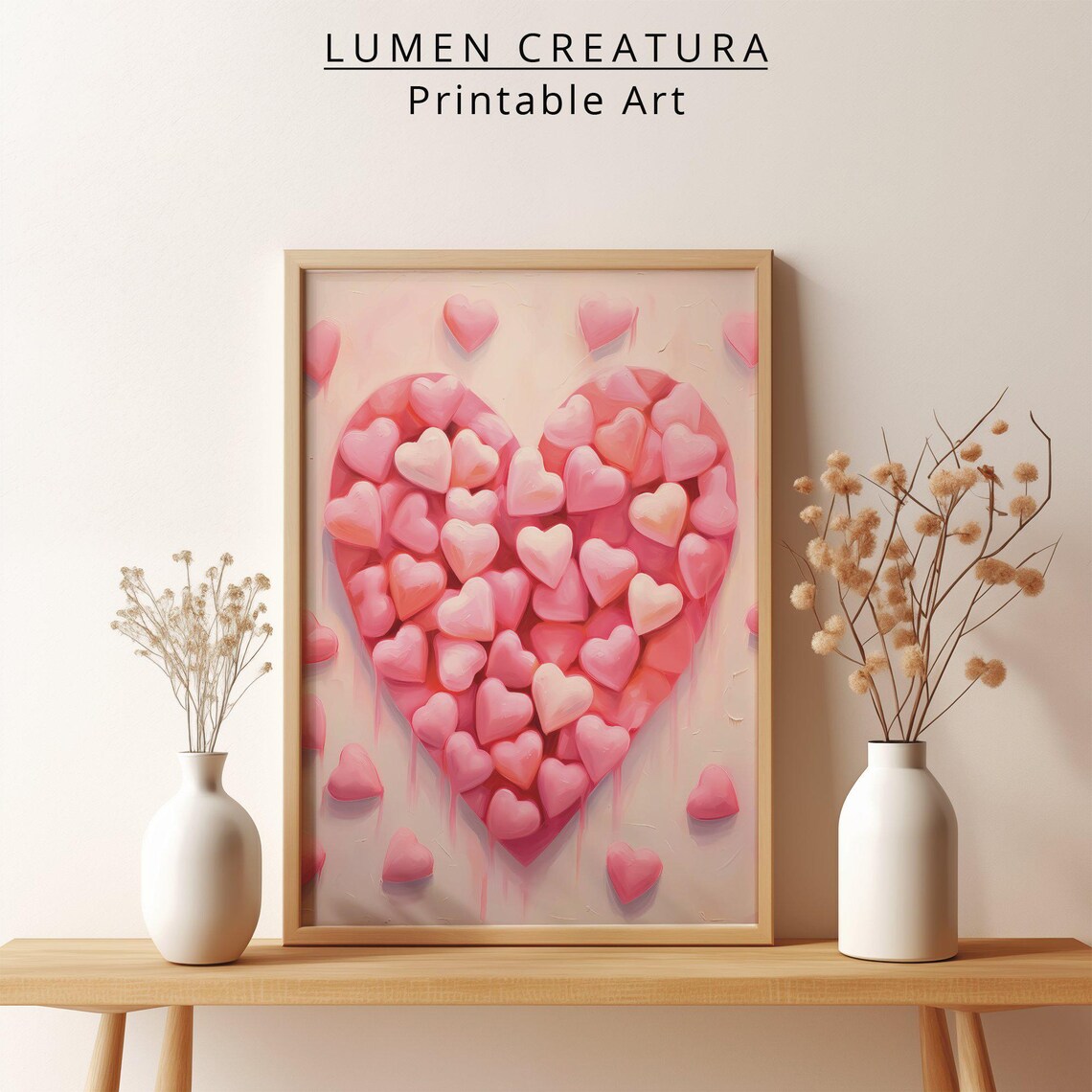 Valentines Day Heart, Romantic Gift For Her - Image 2