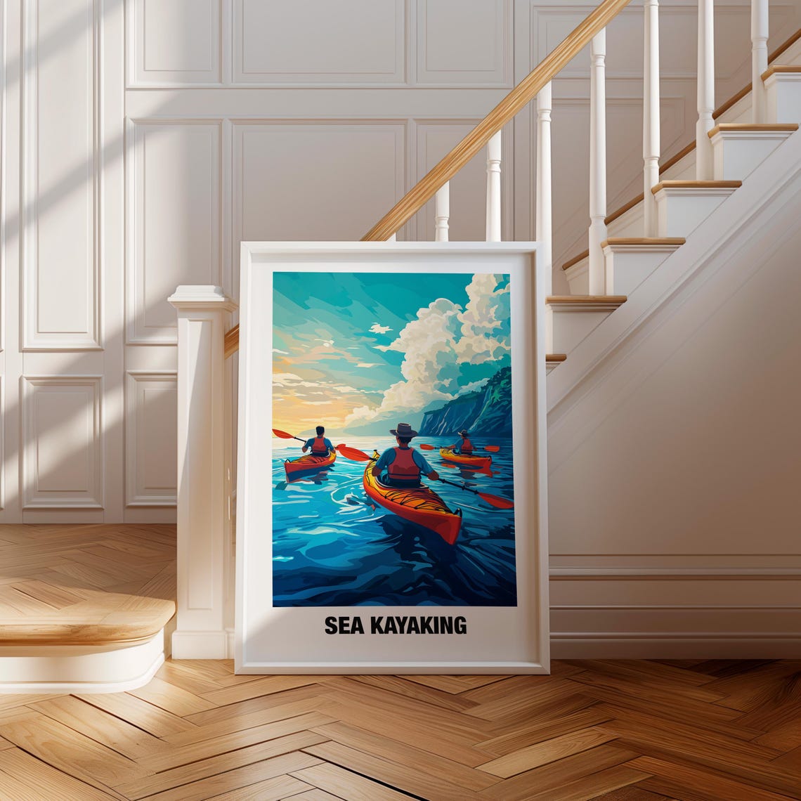 Sea Kayaking Print Sports Poster Sea Kayaking Views Sea Kayaking Adventure Water Sports Sea Kayaking Charm Sea Kayaking Beauty