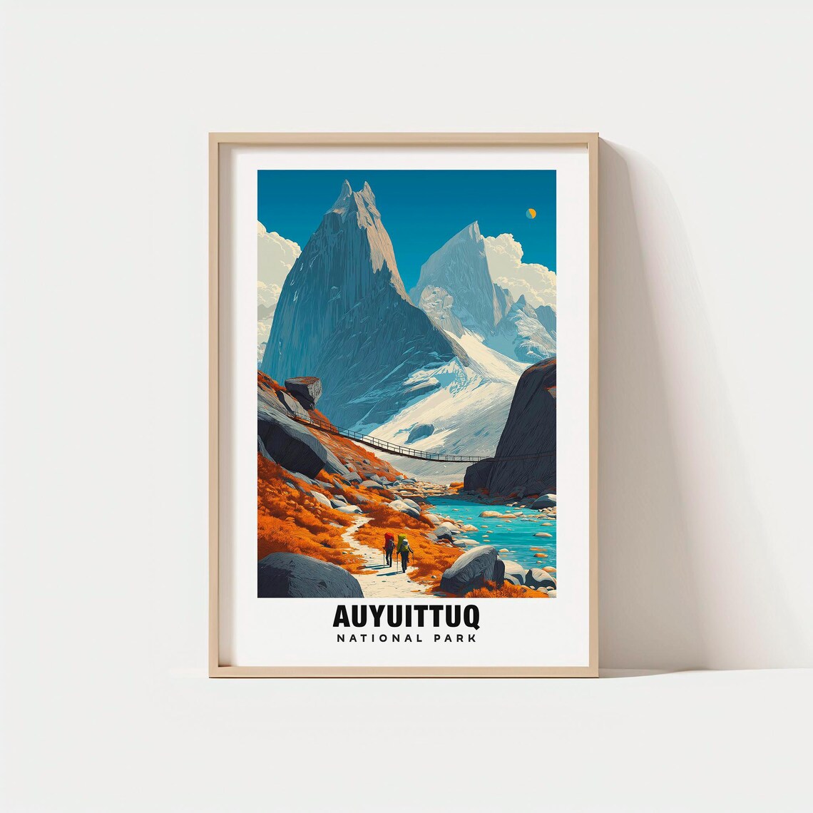 Auyuittuq National Park Arctic Granite Peaks Glacial Valley Poster