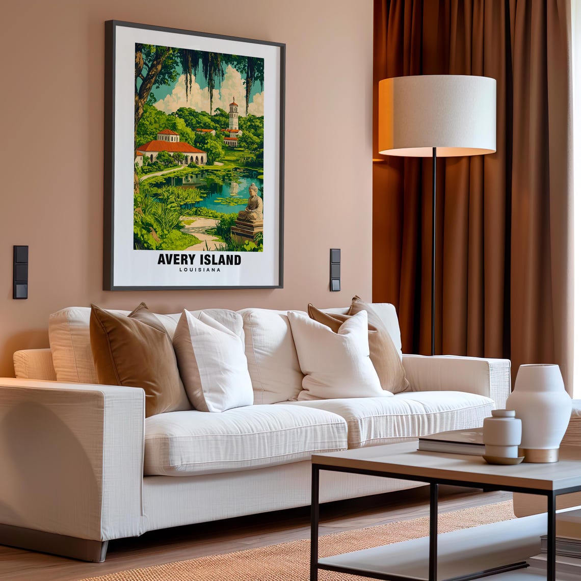 Avery Island Print Louisiana Poster Avery Island Views Avery Island Art Louisiana Charm Avery Island Beauty Coastal Heritage Usa Art - Image 4