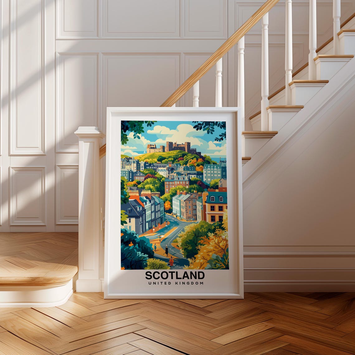 Scotland Print Uk Poster Travel Wall Art Landscape Print Europe Poster Highland Art Scenic Decor Nature Print Travel Poster