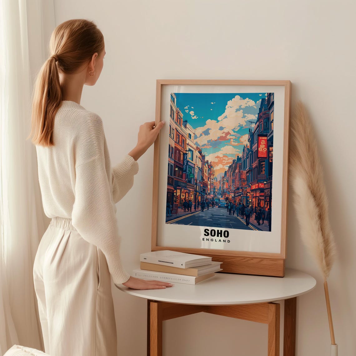Soho London Print England Poster Soho London Views Soho London Streets Soho London Charm London City Soho London Beauty Soho Art - Image 2