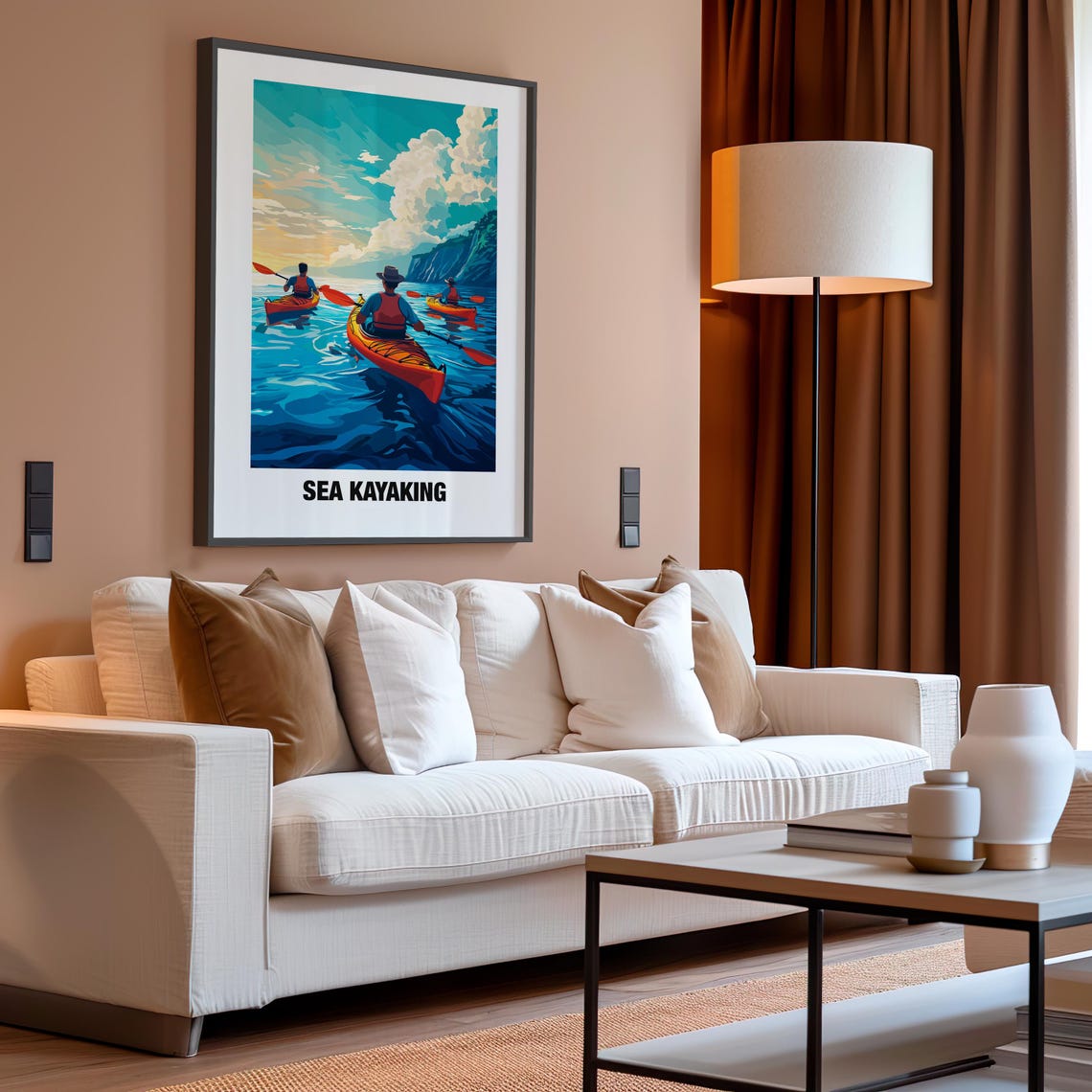 Sea Kayaking Print Sports Poster Sea Kayaking Views Sea Kayaking Adventure Water Sports Sea Kayaking Charm Sea Kayaking Beauty - Image 4