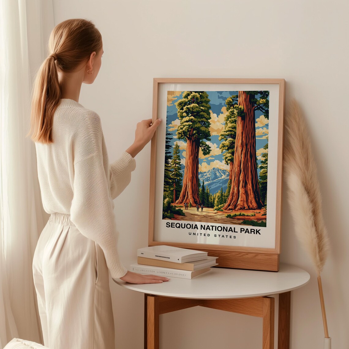 Sequoia National Park Print Usa Poster Travel Wall Art Nature Print California Poster Scenic Art Forest Decor Travel Poster - Image 2