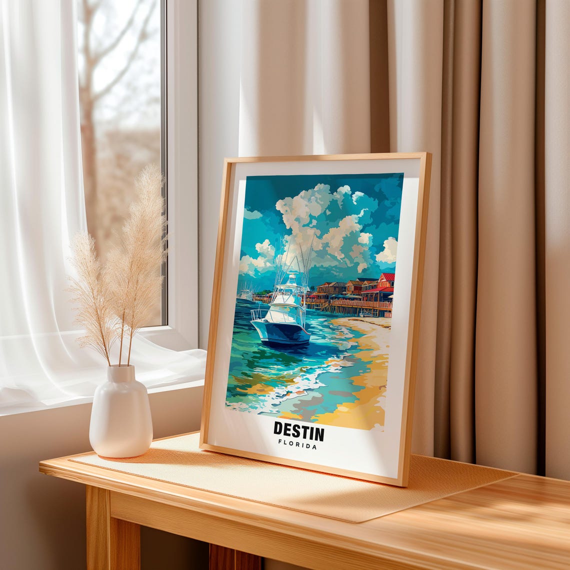 Destin Print Florida Poster Destin Views Destin Landmarks Destin City Florida Charm Destin Beauty Destin Art Destin Heritage - Image 3