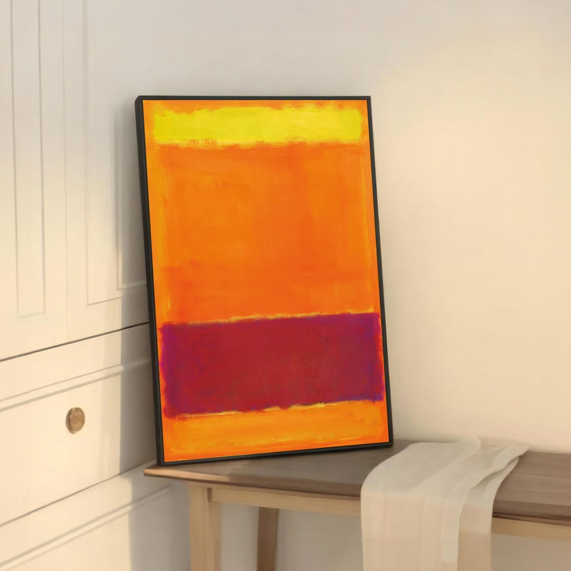 Mark Rothko Style Abstract Art Print - Image 5