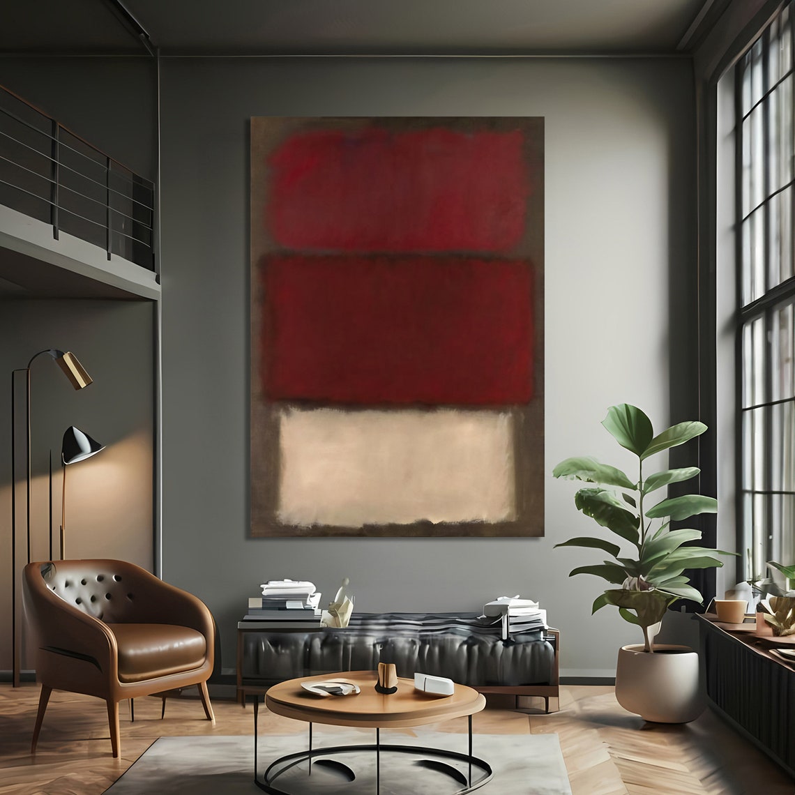 Mark Rothko Style Abstract Art Print - Image 3
