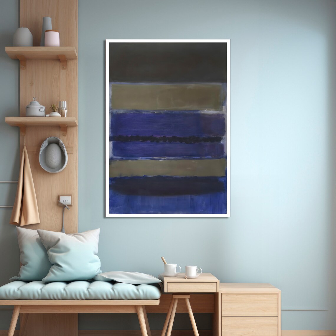 Mark Rothko Style Abstract Art Print, Tranquil Decor - Image 4