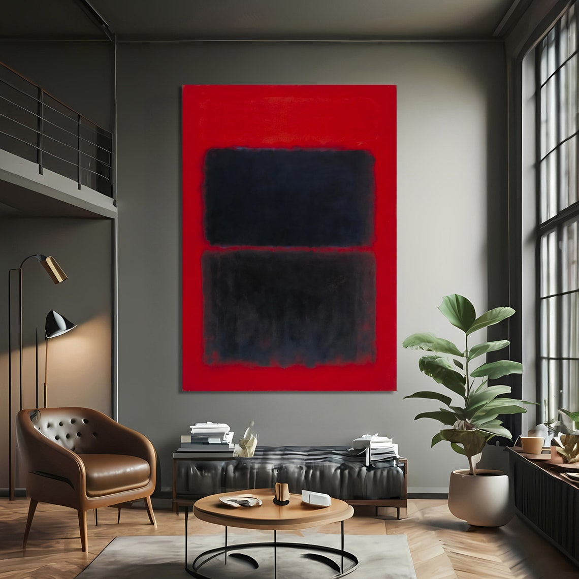 Mark Rothko Style Abstract Art Print - Image 3