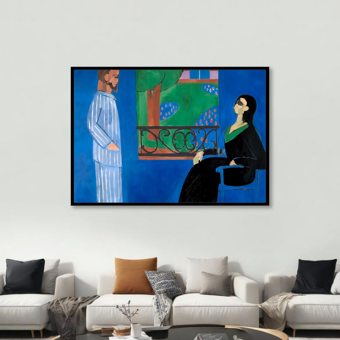 Contemplation By The Window, Matisse Inspired Art Print - Image 4