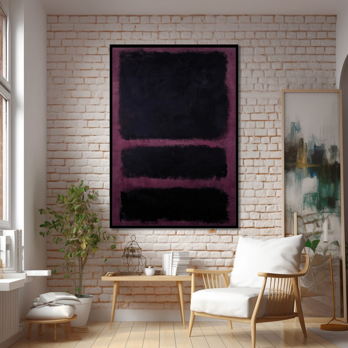 Mark Rothko Style Abstract Art Print, Modern Decor - Image 3