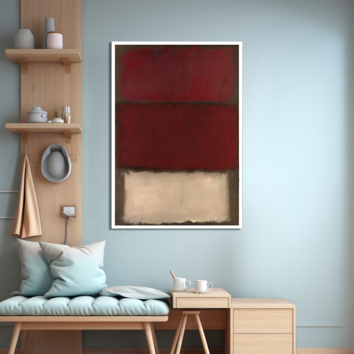 Mark Rothko Style Abstract Art Print - Image 4