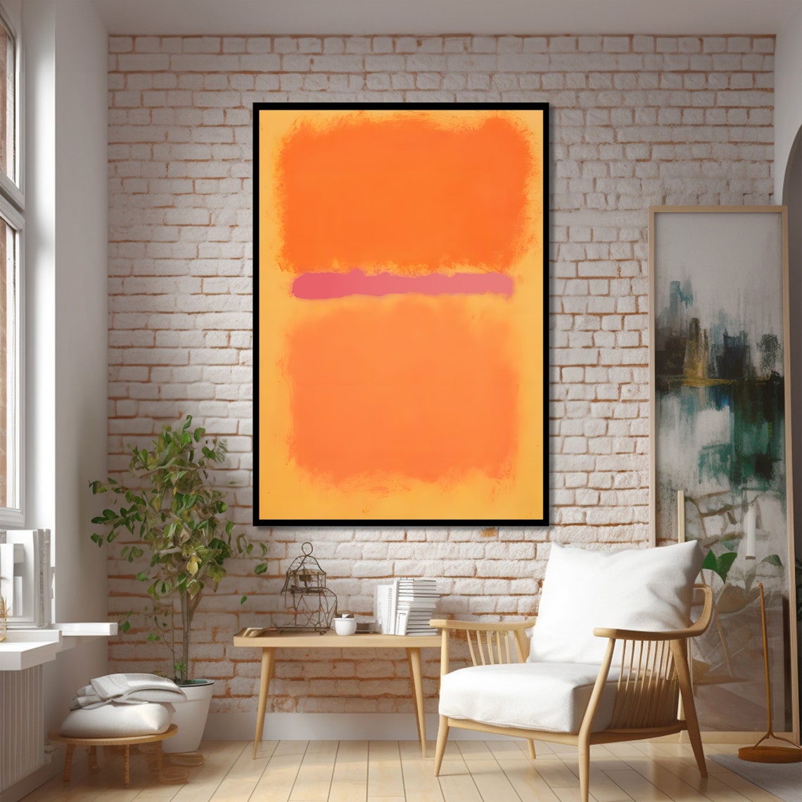 Mark Rothko Style Abstract Art Print - Image 2