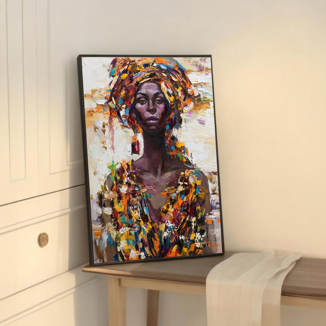 African Woman Art, Contemporary Style - Image 5