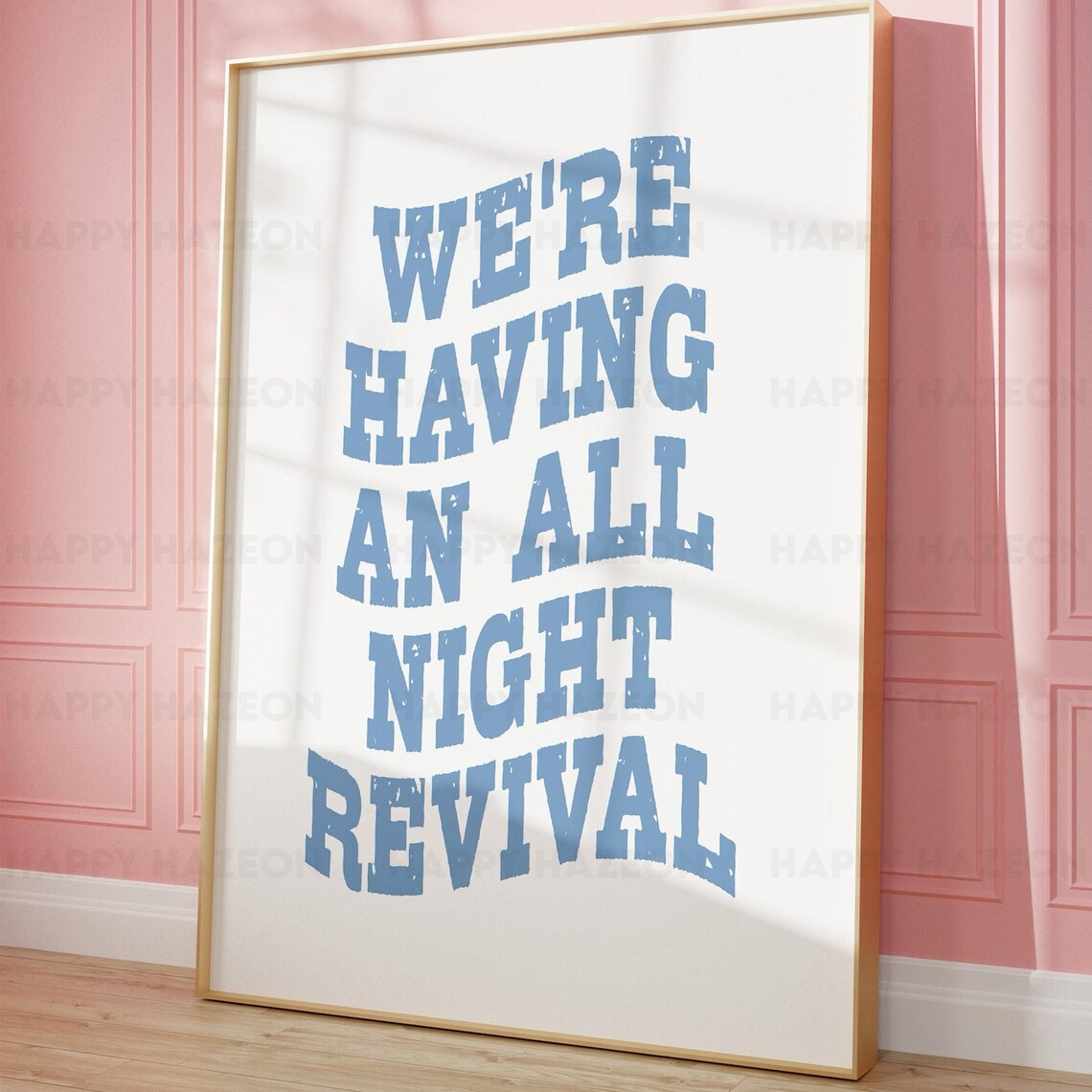 All Night Revival Cowgirl Coastal Wall Art Print - Image 4