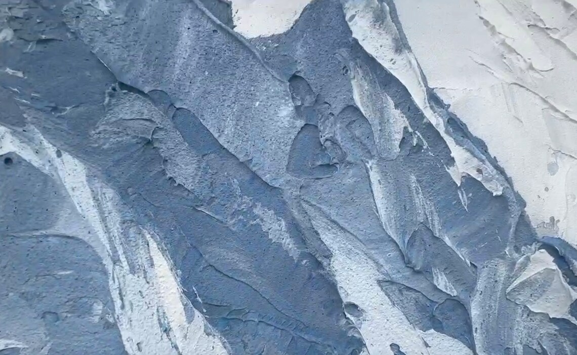 Mountain Landscape, Modern Textured Art Print - Image 5