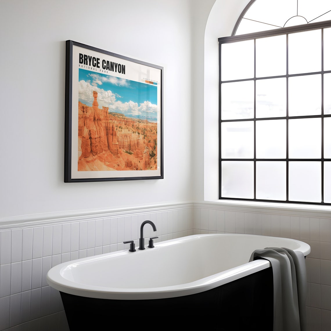 Bryce Canyon National Park Hoodoos Orange Rock Amphitheater Poster - Image 2