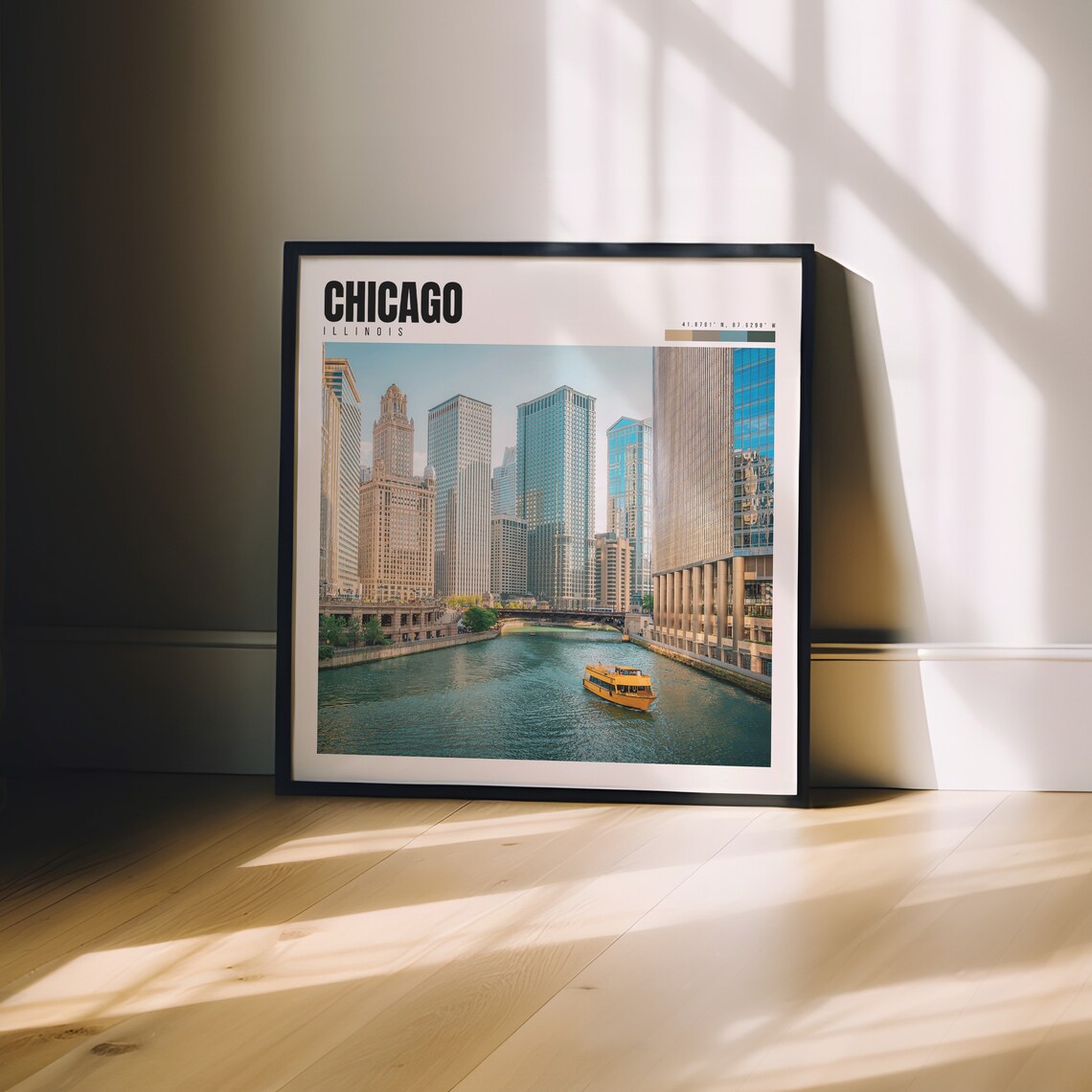 Chicago Travel Poster, City Photography Wall Art - Image 3