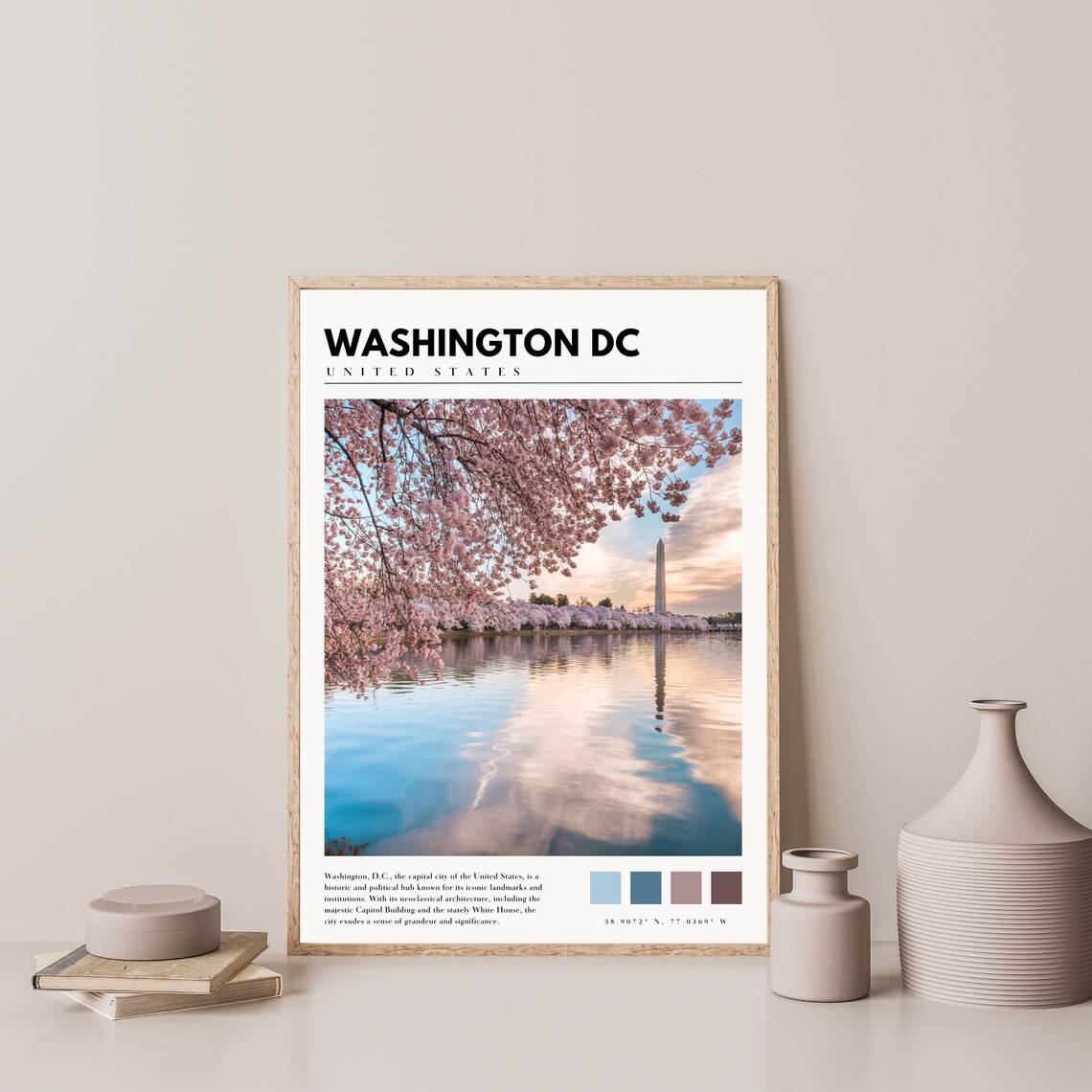 Washington DC Travel Poster, United States Capital - Image 4