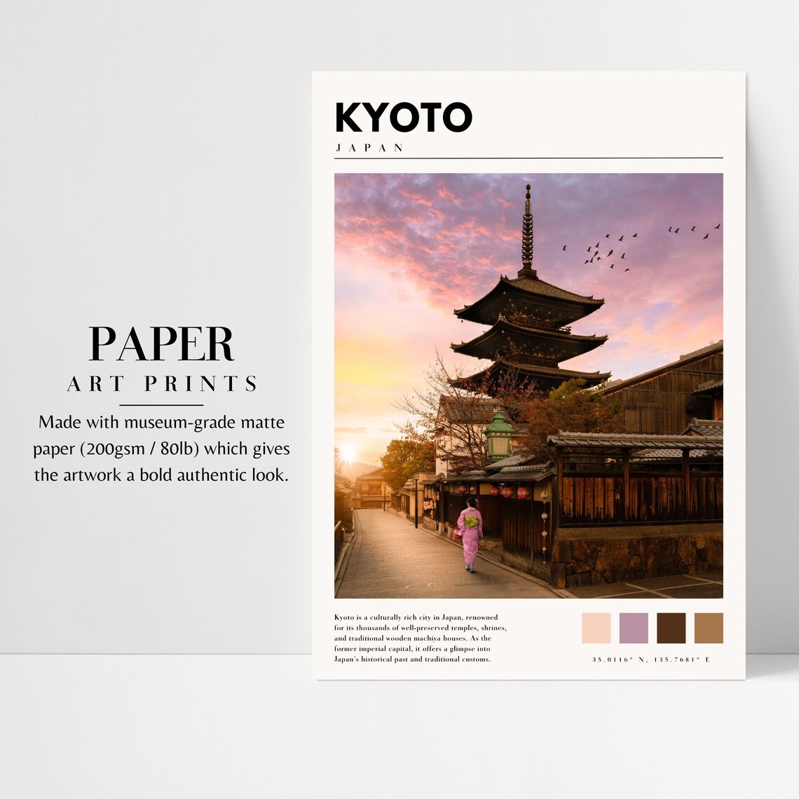 Kyoto Japan Temple Photo, Asia Travel Art Print - Image 2