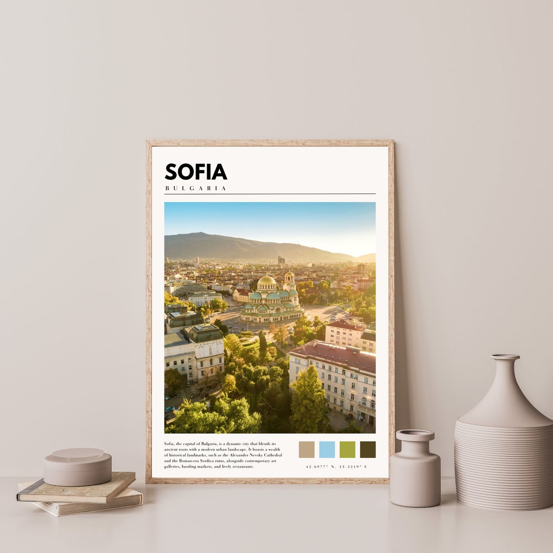 Sofia Bulgaria Photo, Travel Poster - Image 4