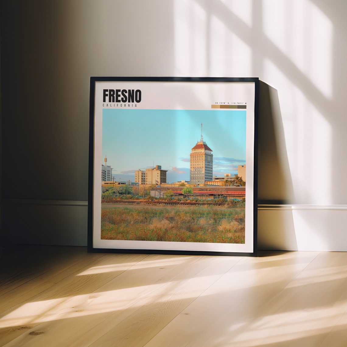 Fresno Print Fresno Wall Art Fresno California Decor Fresno Photography Fresno Artwork Fresno Gift P 089 - Image 3