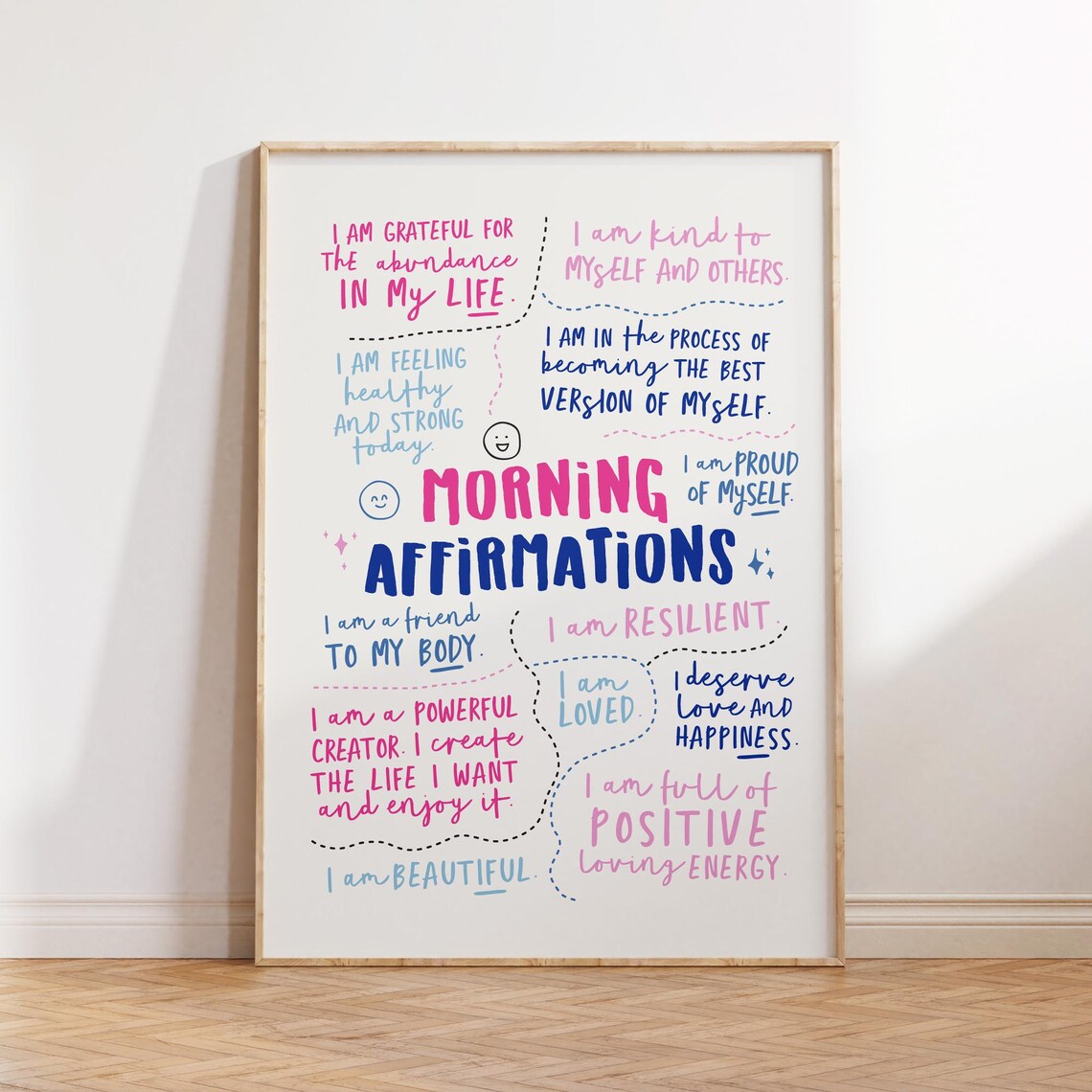 Affirmation Wall Art For Girls, Inspirational Poster - Image 2