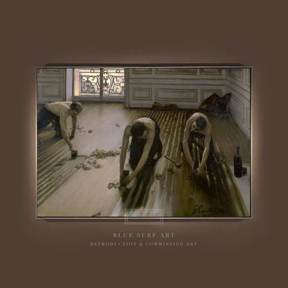 The Floor Scrapers By Gustave Caillebotte Reproduction Art Bouguereau Wall Art Caillebotte Housewarming Gift Home Decor