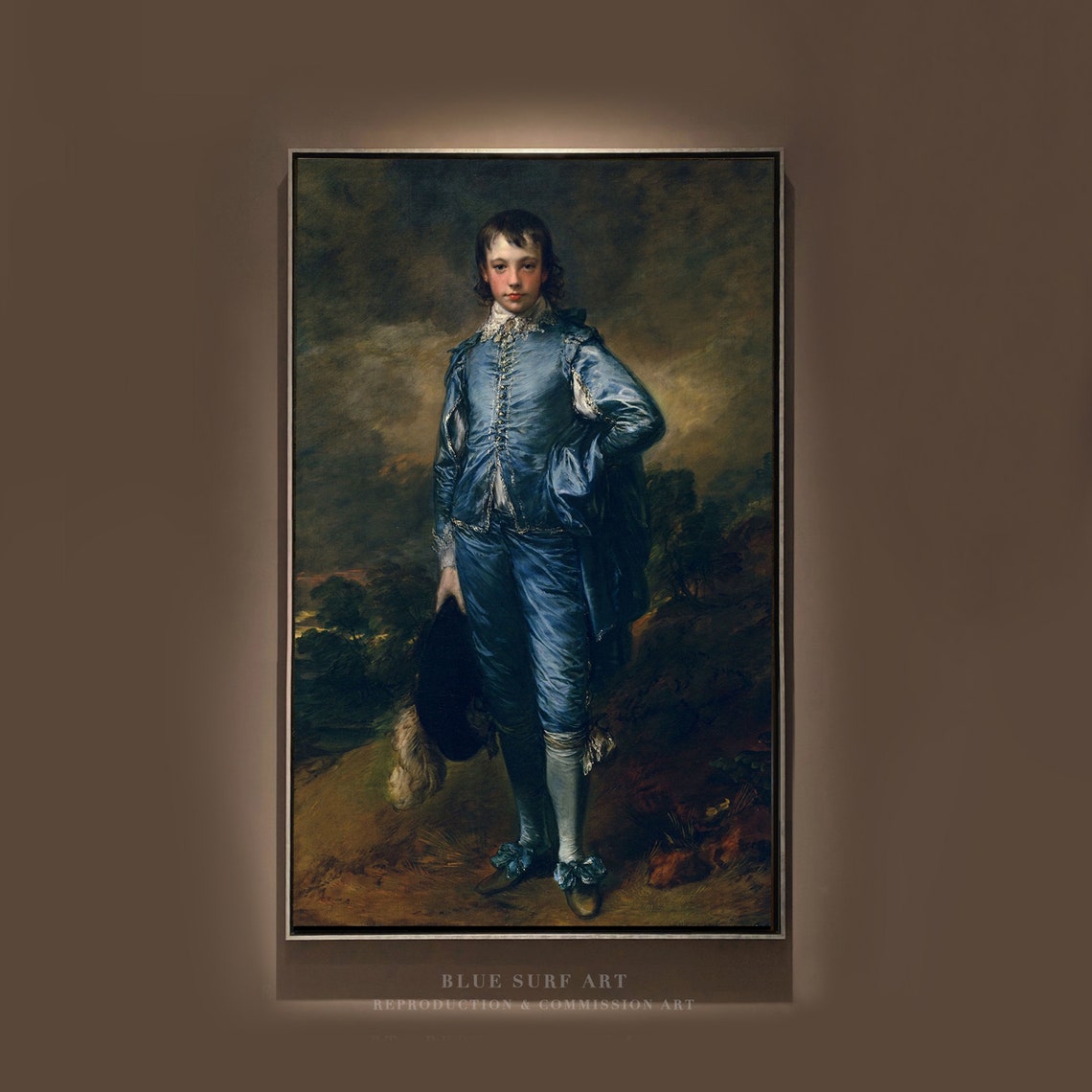 Thomas Gainsborough The Blue Boy Iconic Classic Portrait Poster