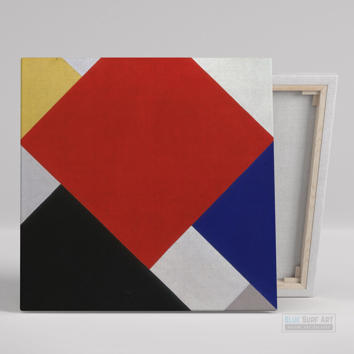 Theo Van Doesburg Red Diamond Diagonal Counter Composition Poster
