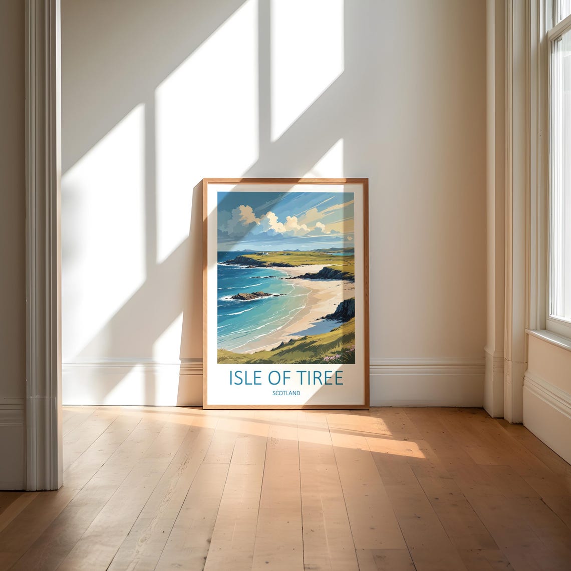 Isle Of Tiree Scotland Turquoise Coastline and Sandy Beach Poster - Image 6