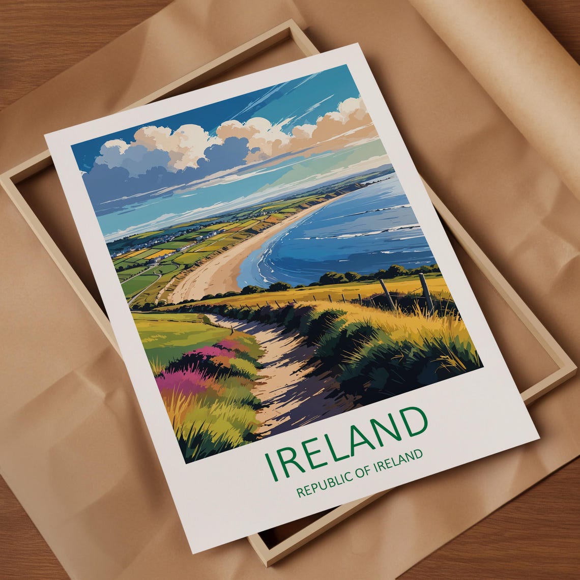 Ireland Print Ireland Gifts Ireland Travel Print Ireland Poster Ireland Art Print Republic Of Ireland Travel Gift Irish Prints - Image 4