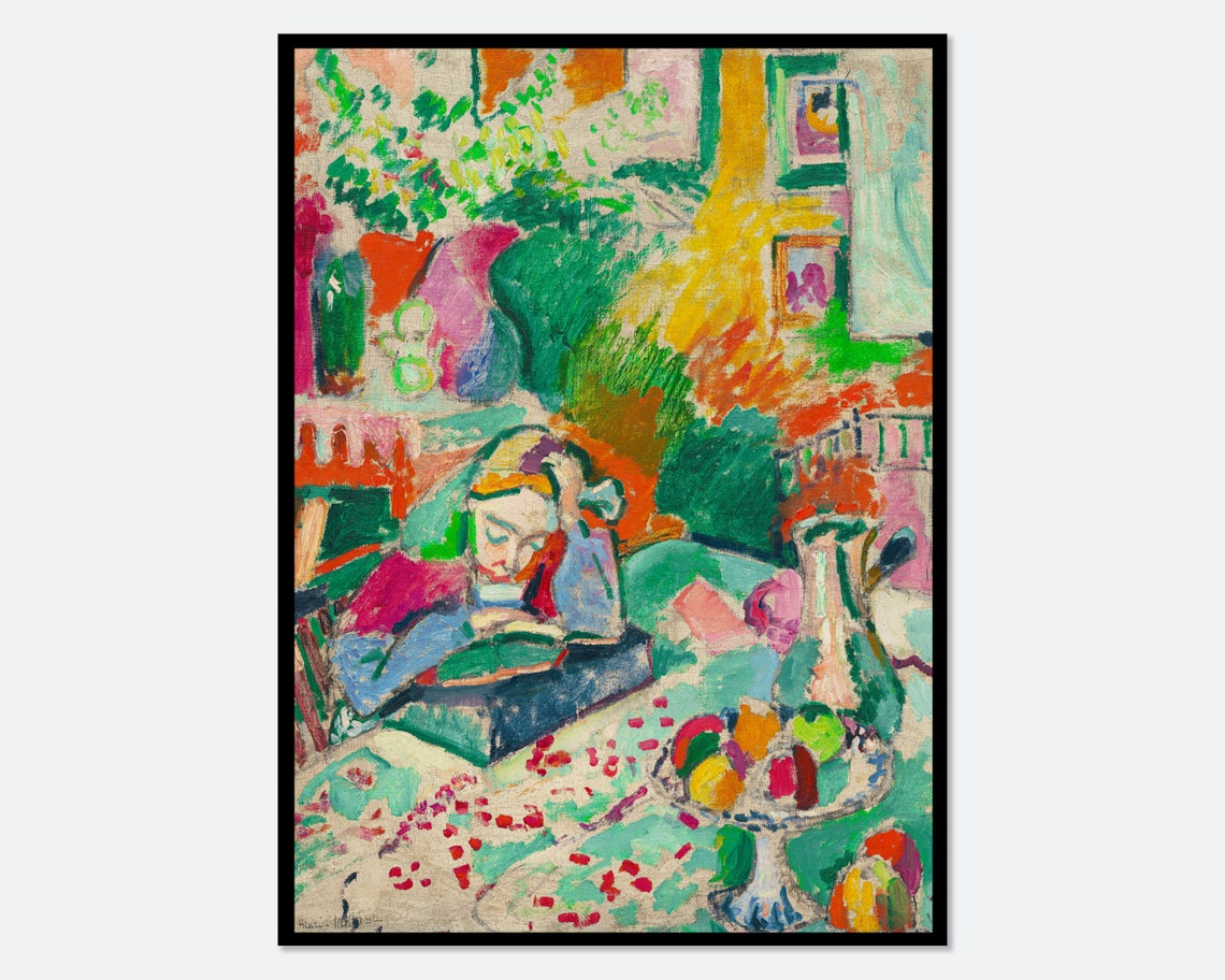 Matisse Exhibition Poster Art Print