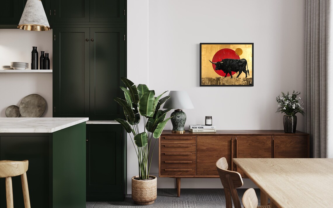 Highland Cow Art Print, Wall Art Decoration - Image 2