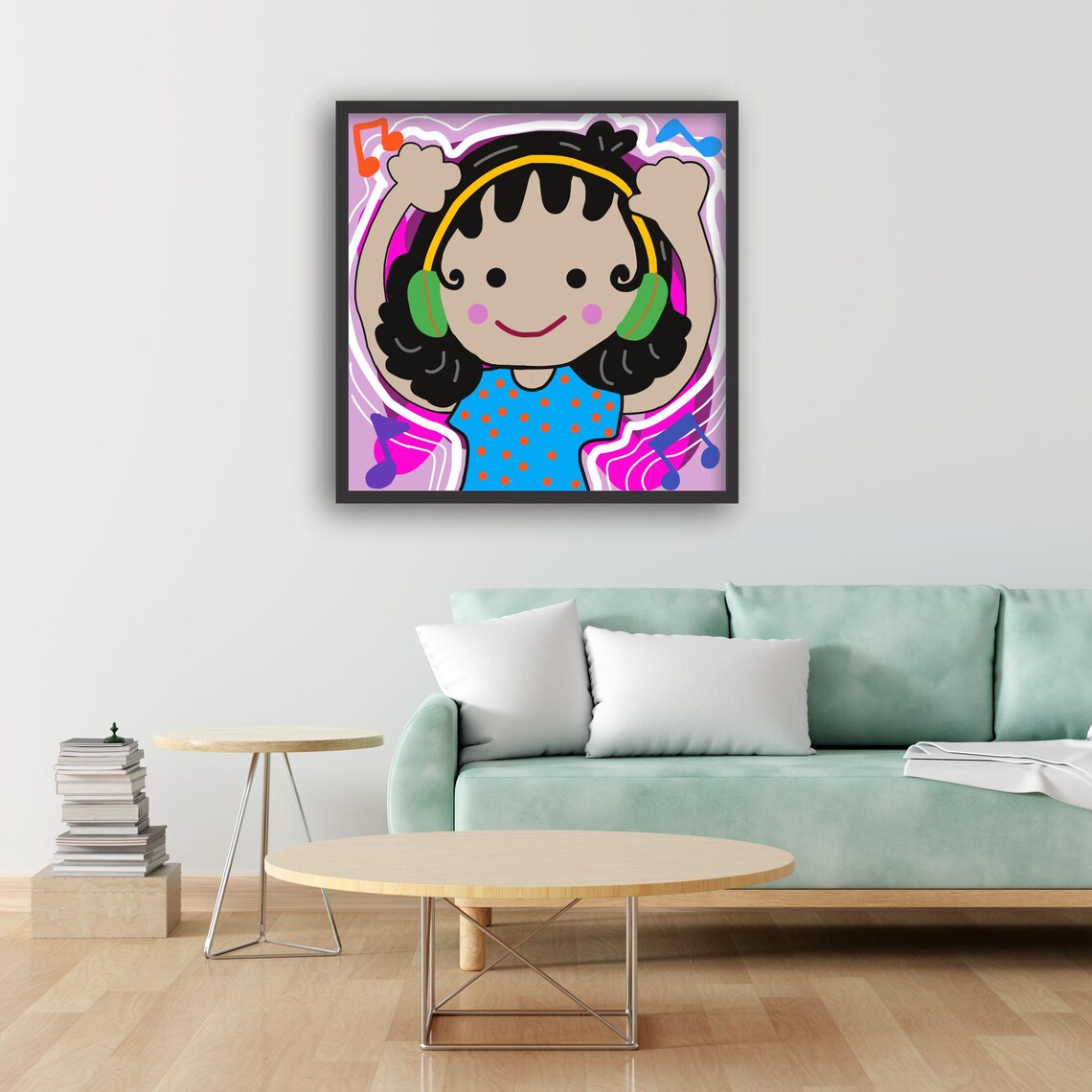 Music Art, Whimsical Boho Decor - Image 3