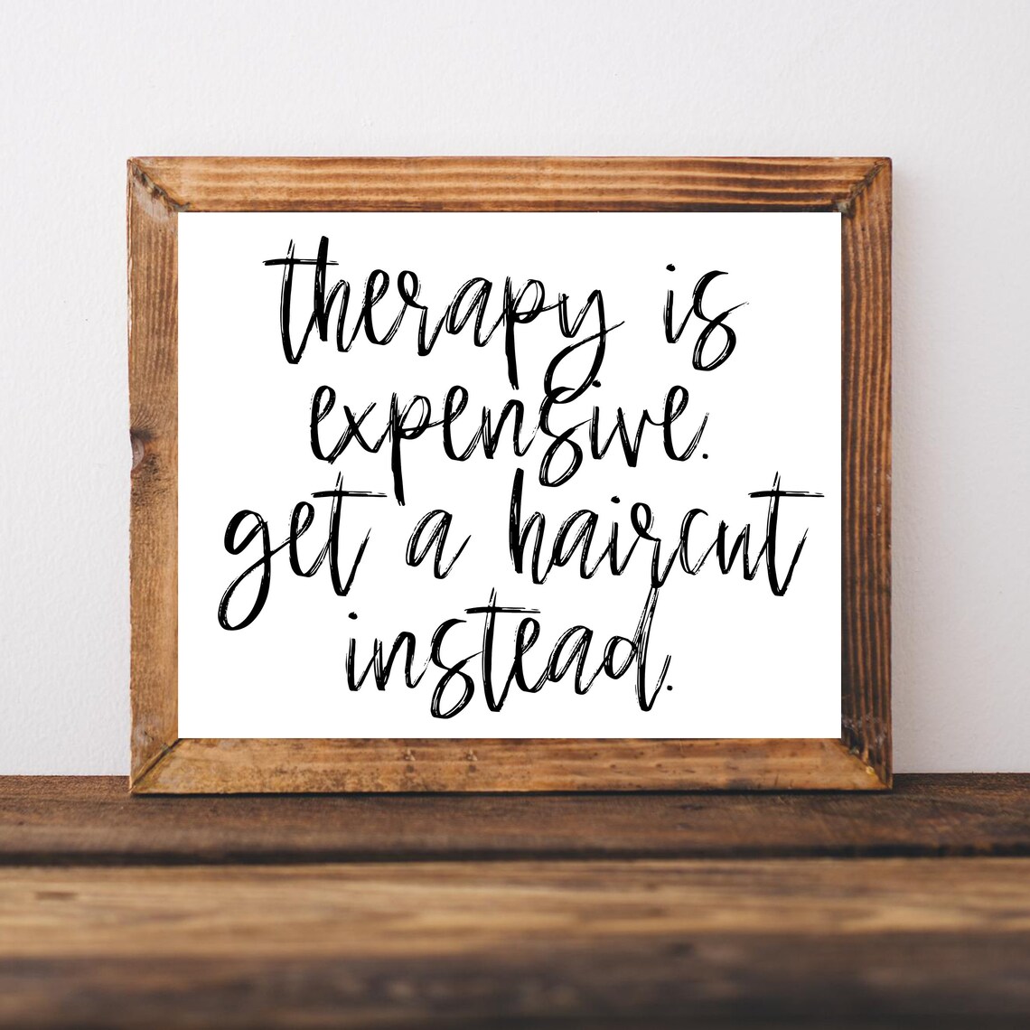Hair Salon Sign Decor Funny Signs Art Print