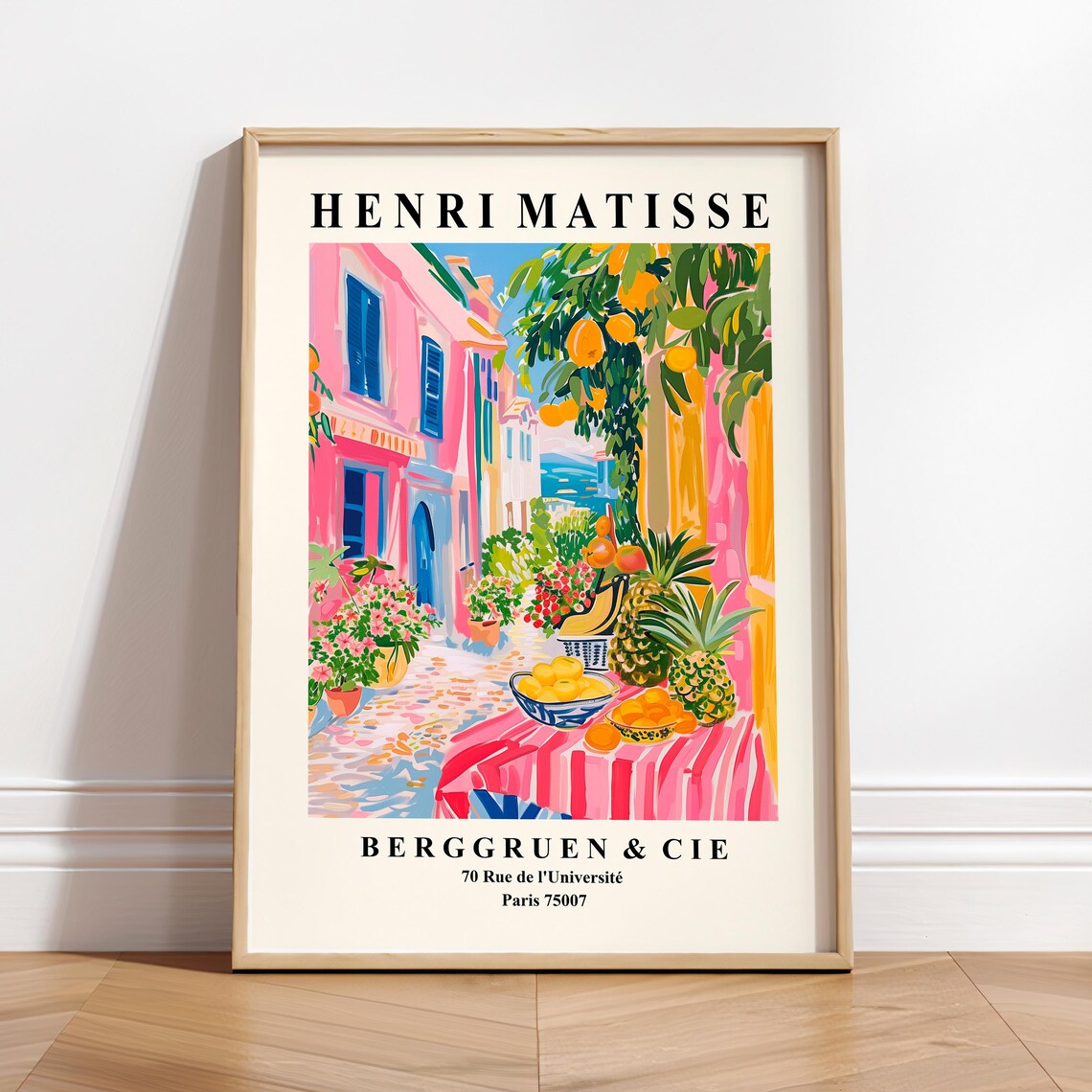 Henri Matisse Fruit Market Art Print, Mid-Century Maximalist