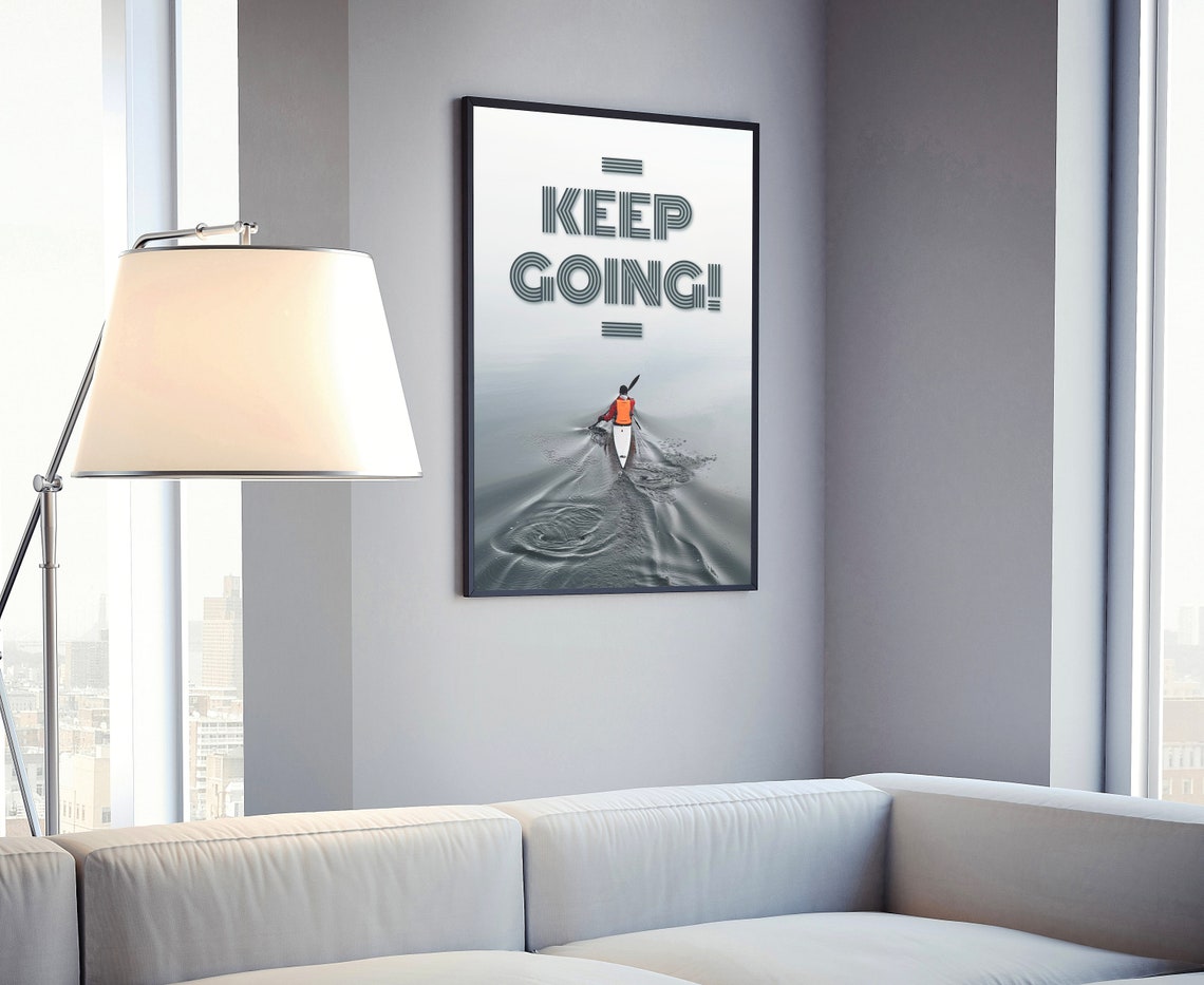 Keep Going Gym Poster Gym Quote Gym Dcor Home Gym Home Gym Dcor Home Gym Poster Inspired Poster Fitness Dcor Motivational Quote - Image 4