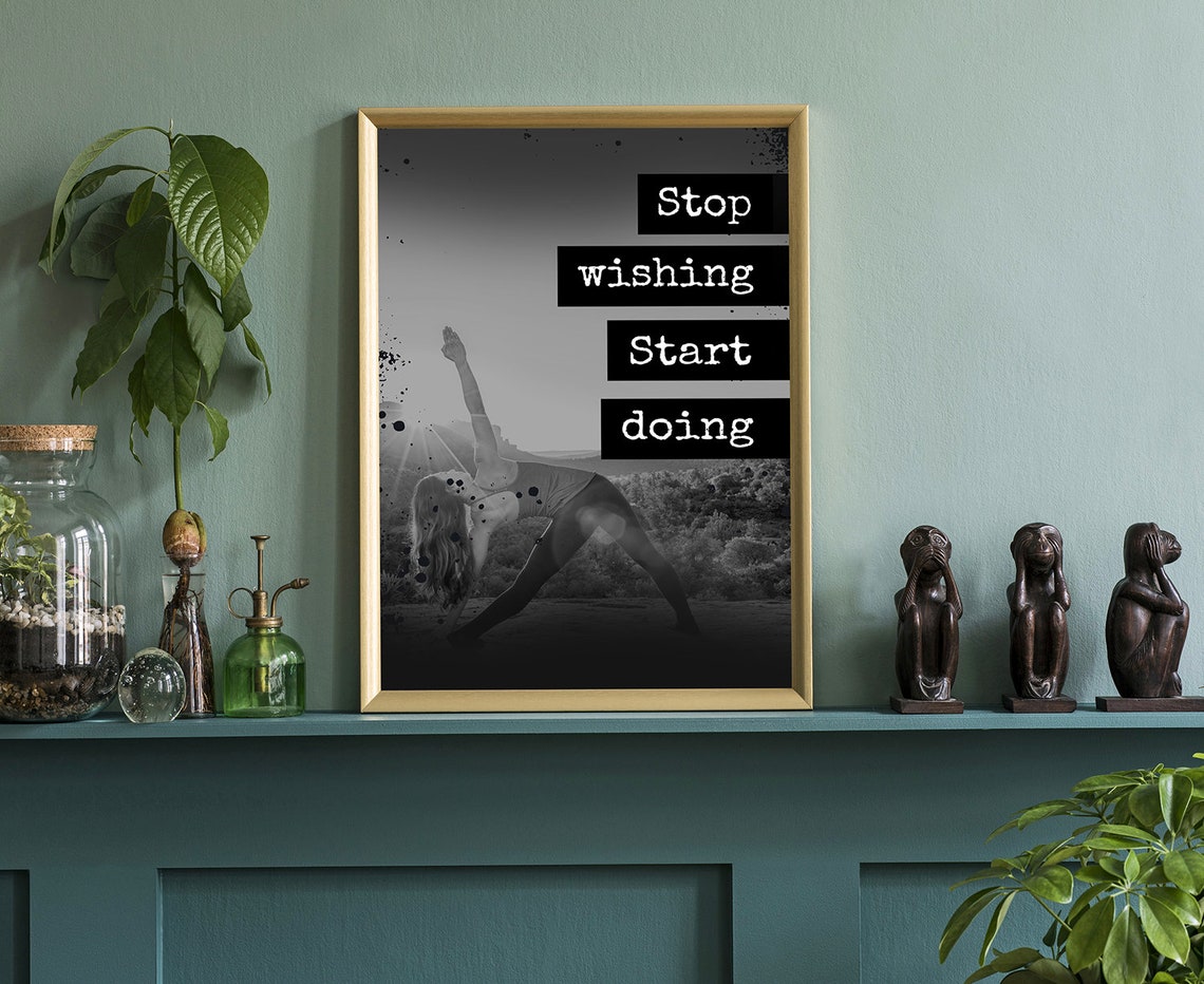 Gym Wall Art Gym Poster Gym Quote Gym Dcor Home Gym Home Gym Dcor Home Gym Poster Inspired Poster Fitness Dcor Motivational Quote - Image 3