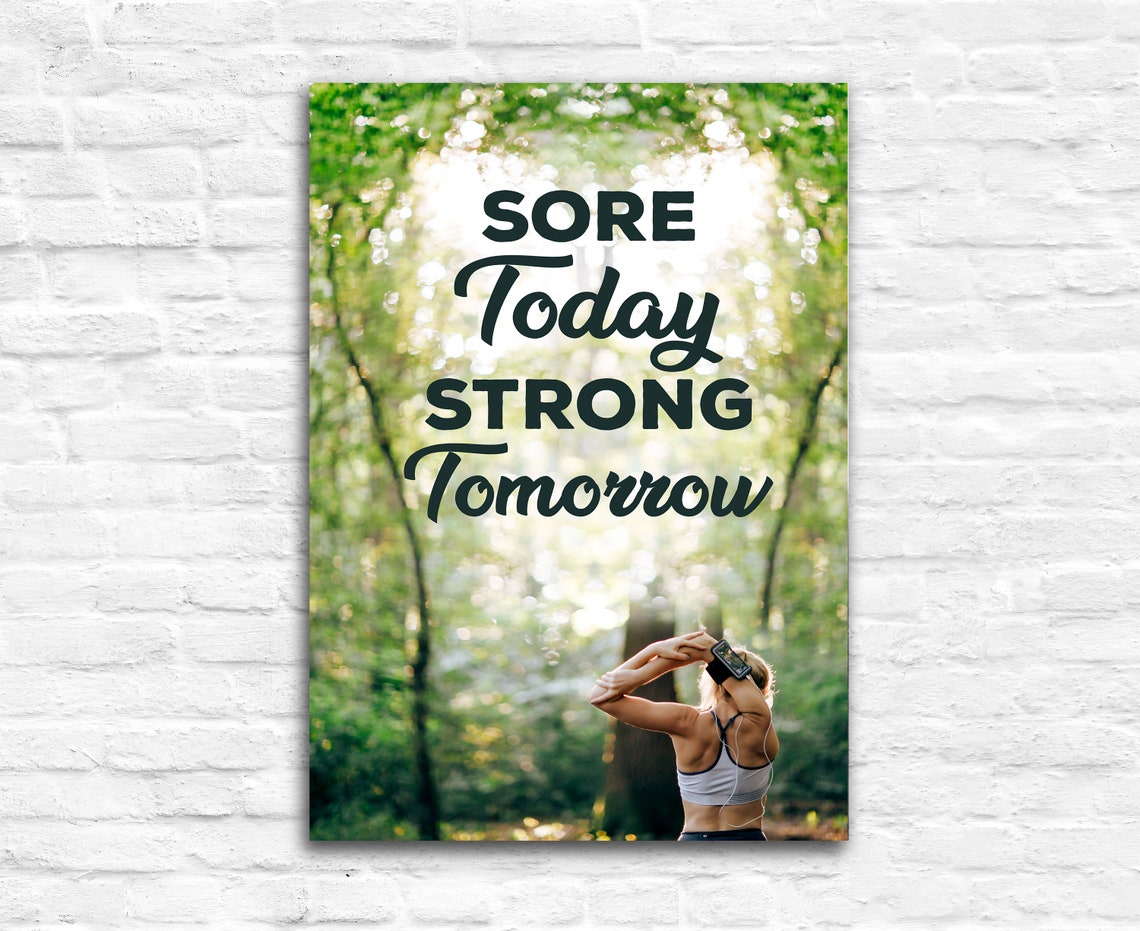 Gym Wall Art Gym Poster Gym Prints Gym Dcor Home Gym Home Gym Dcor Home Gym Poster Inspired Poster Fitness Dcor Motivation Art - Image 2